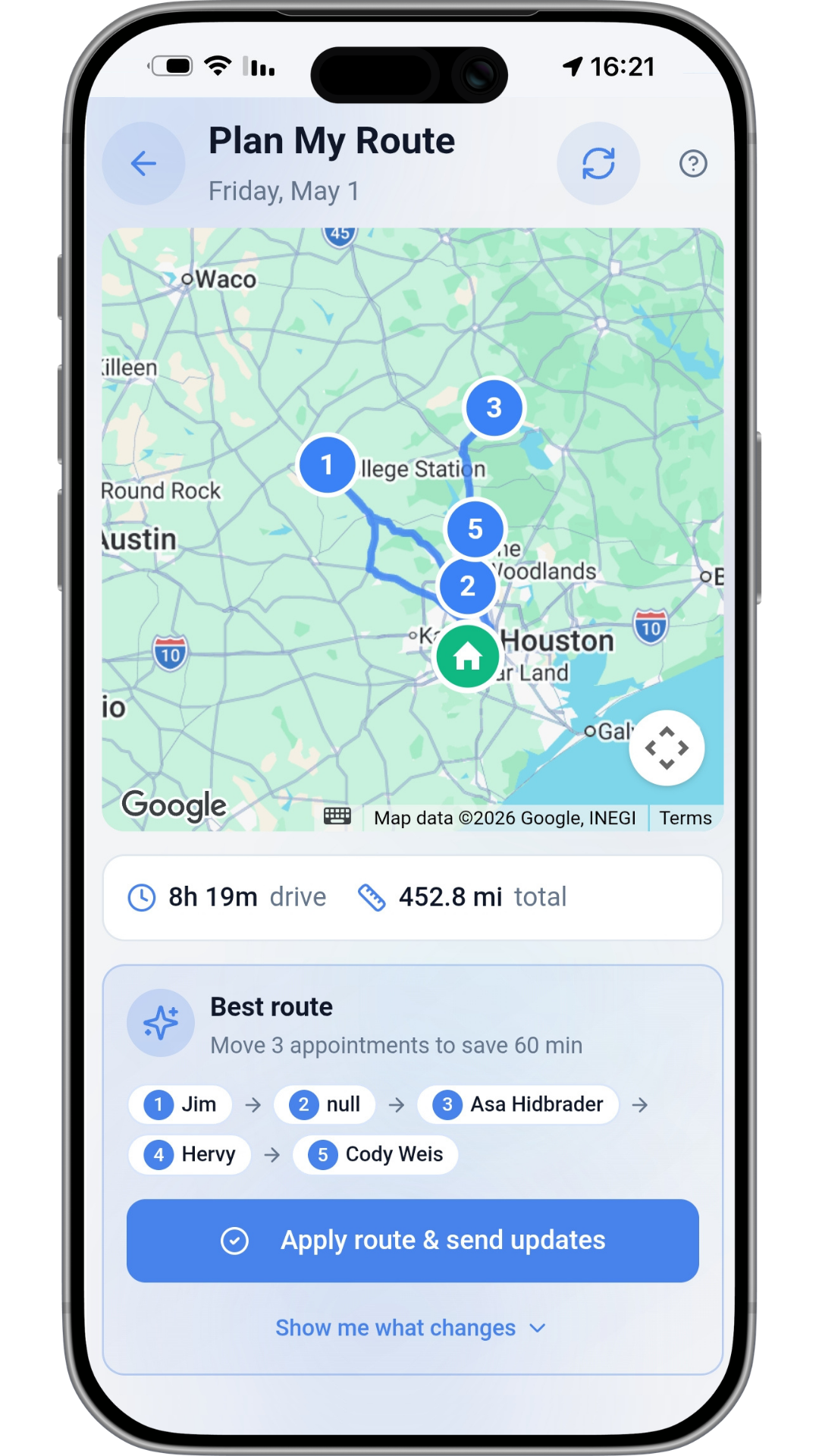 Lead Flow Pro mobile screen